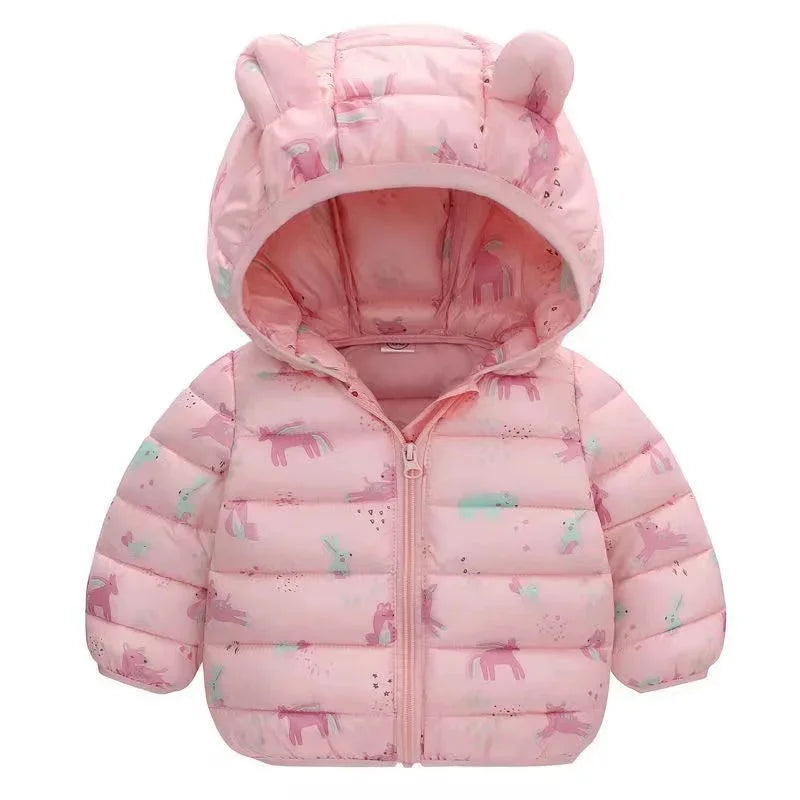 SnugglePuff Cartoon Down Jacket