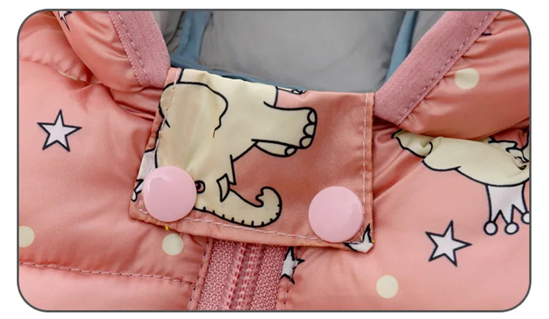 SnugglePuff Cartoon Down Jacket