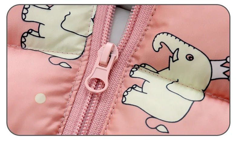 SnugglePuff Cartoon Down Jacket