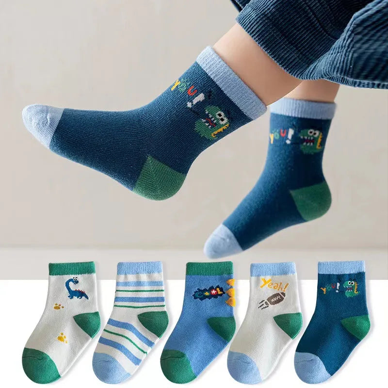 ColourPals Cartoon Cotton Socks Set