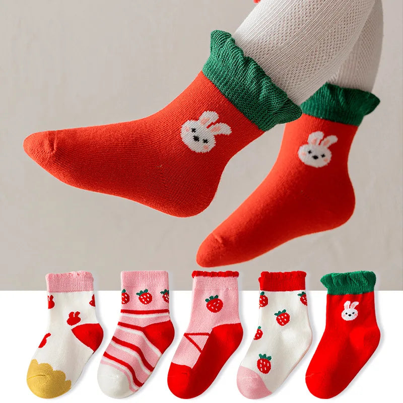 ColourPals Cartoon Cotton Socks Set