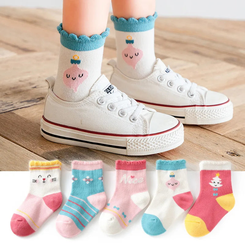 ColourPals Cartoon Cotton Socks Set