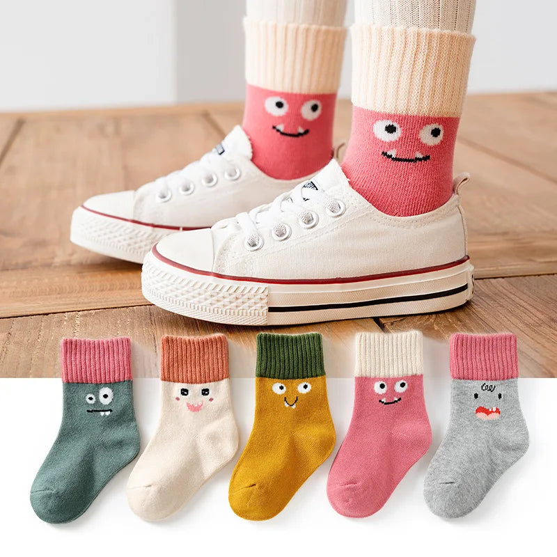 ColourPals Cartoon Cotton Socks Set