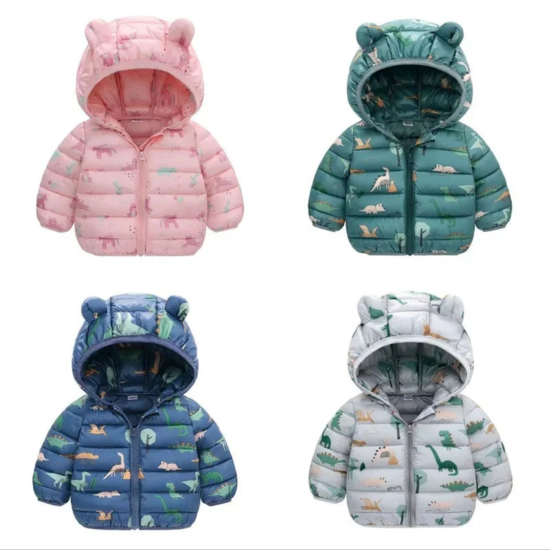 SnugglePuff Cartoon Down Jacket